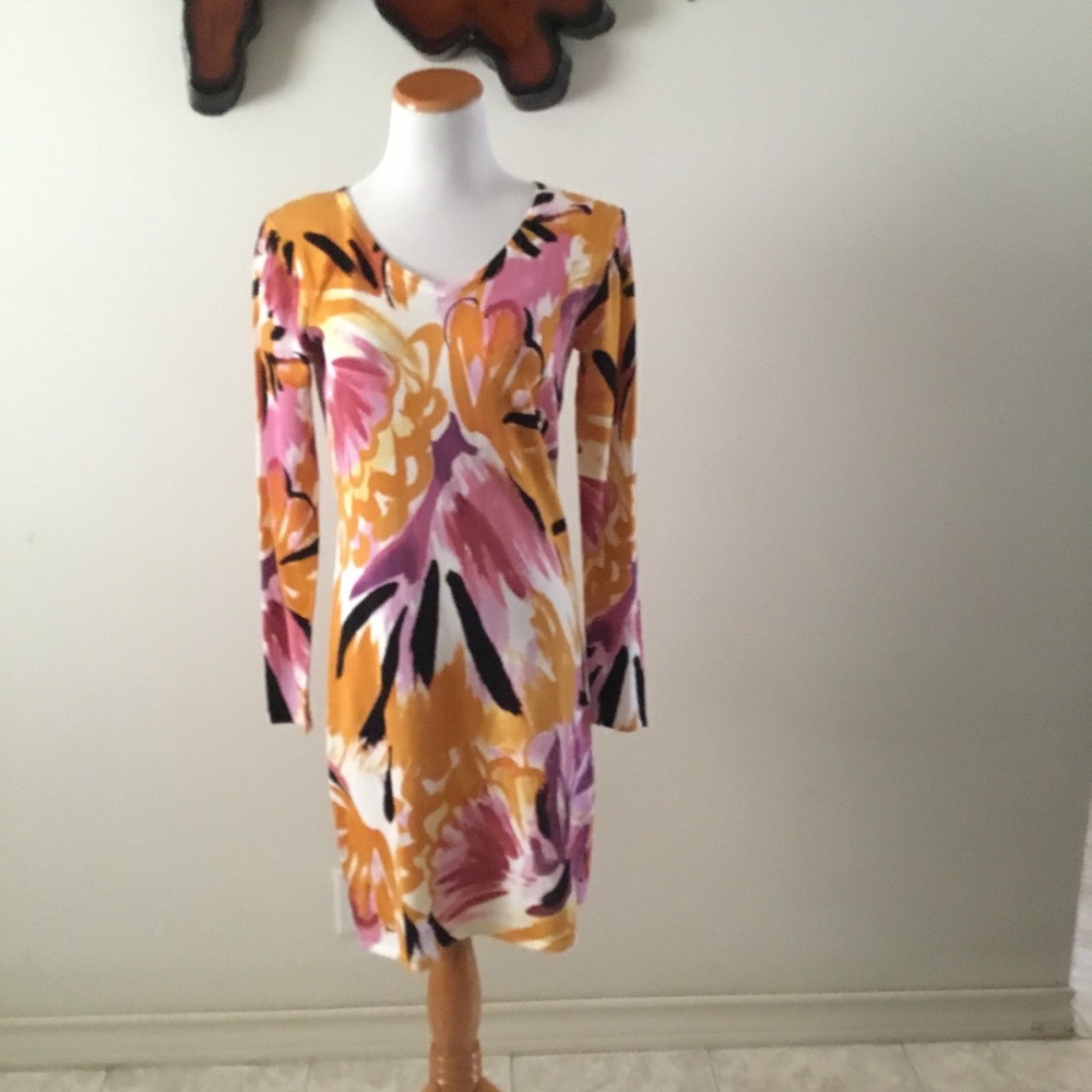 🌹Host Pick🌹 Philosophy Multicolor Floral Sweater Dress/ NWT/ SZ M